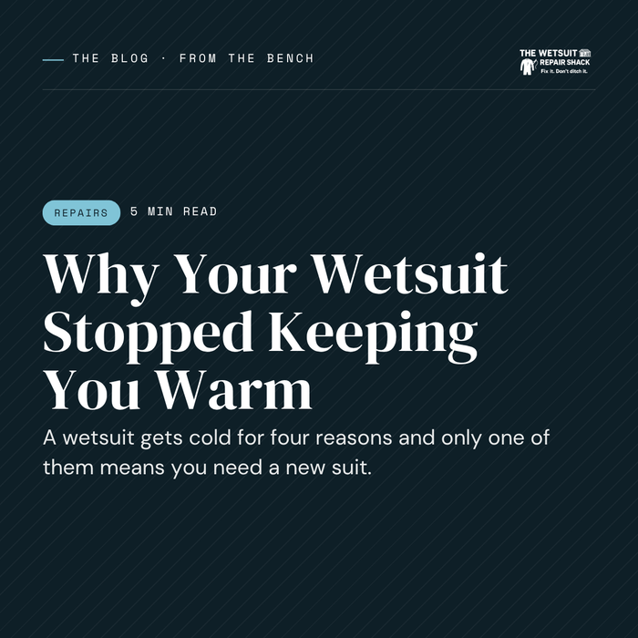 Why Your Wetsuit Stopped Keeping You Warm. A wetsuit gets cold for four reasons and only one means you need a new suit.