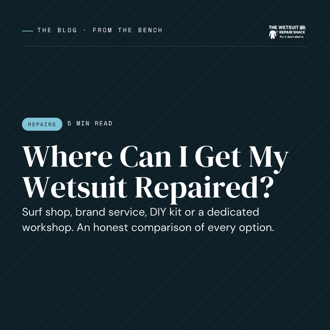 Where Can I Get My Wetsuit Repaired? Surf shop, brand service, DIY kit or a dedicated workshop compared honestly.