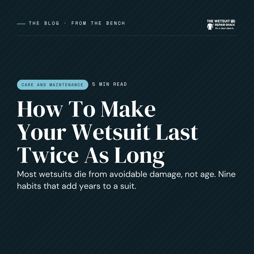 How To Make Your Wetsuit Last Twice As Long. Most wetsuits die from avoidable damage, not age. Nine habits that add years.
